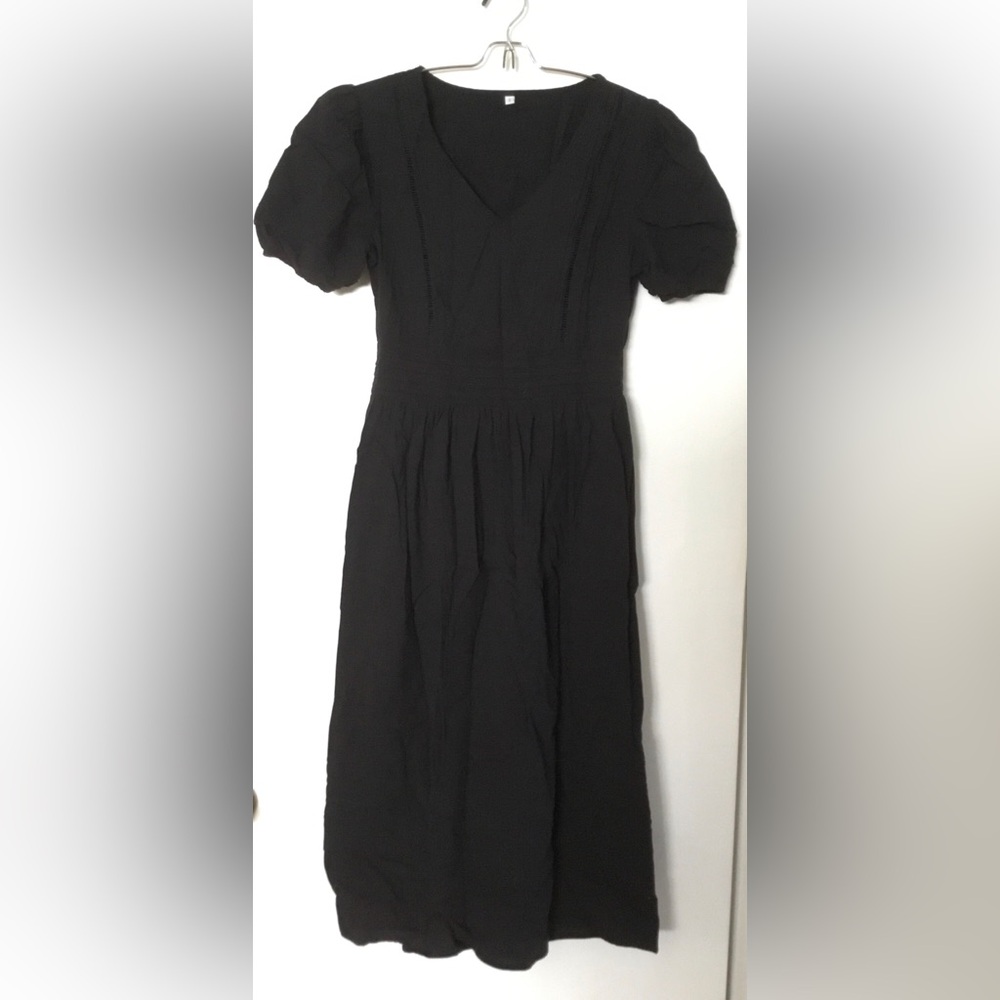 Black dress.